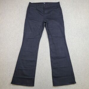 Gap Denim Perfect Boot Jeans Womens 32 Short Black Denim High Rise 32x30 Stretch